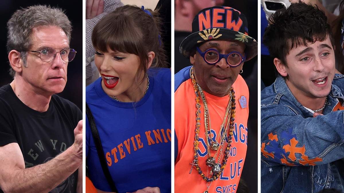 Stars Pack Knicks Vs. Spurs Game 4 For Finals Photos
