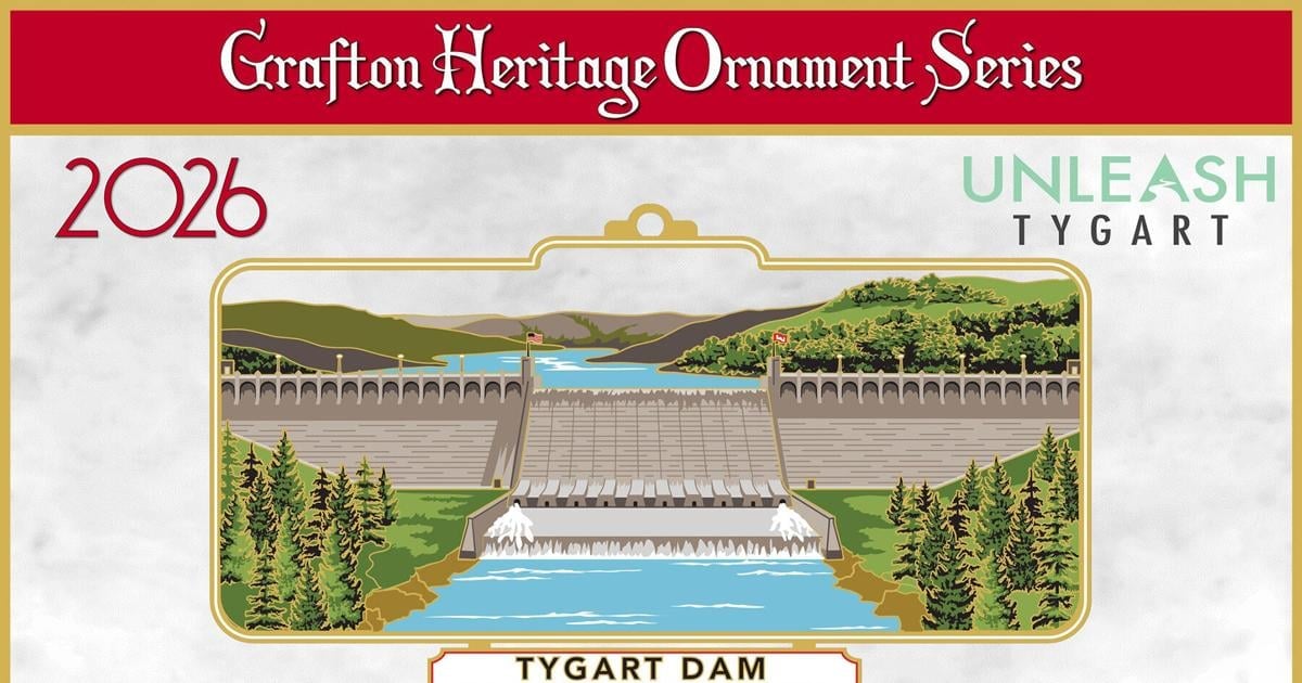 Tygart Dam Ornament Debuts as Grafton Heritage Series Grows