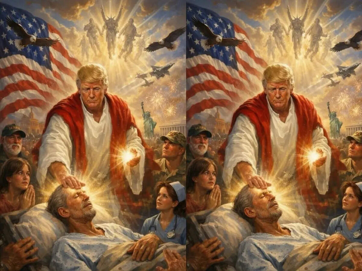 Trump Poses as Healer Amid Iran War