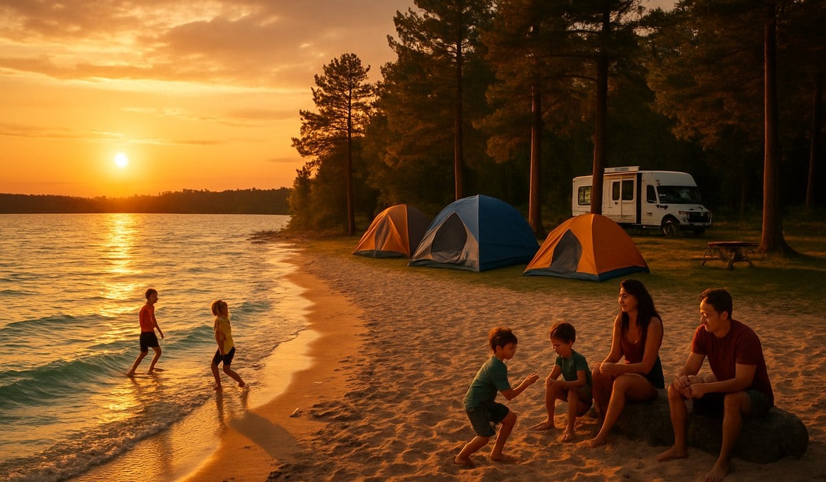 5 Best Beach Camping Spots Near Milwaukee