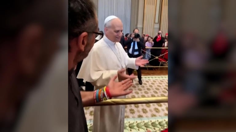 Pope Leo Joins Viral '6-7' Trend In New Video