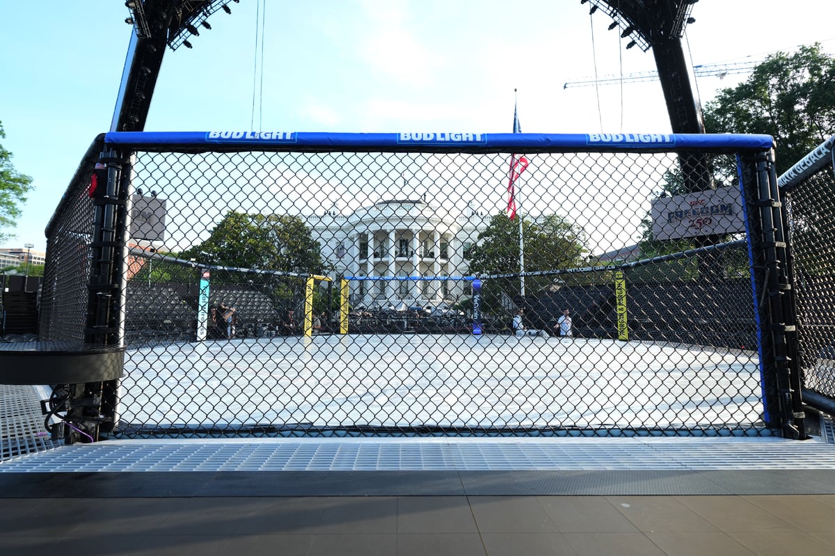 White House Lawn Turns Into Trump Birthday Bash Arena