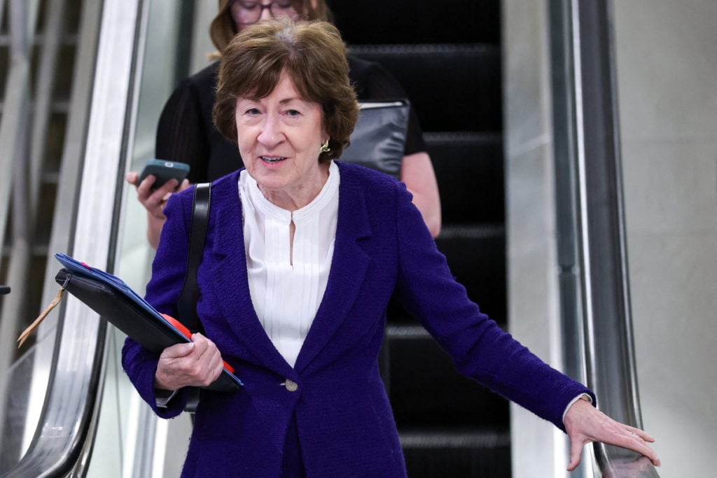 Defying Trump May Boost Susan Collins After GOP Purges