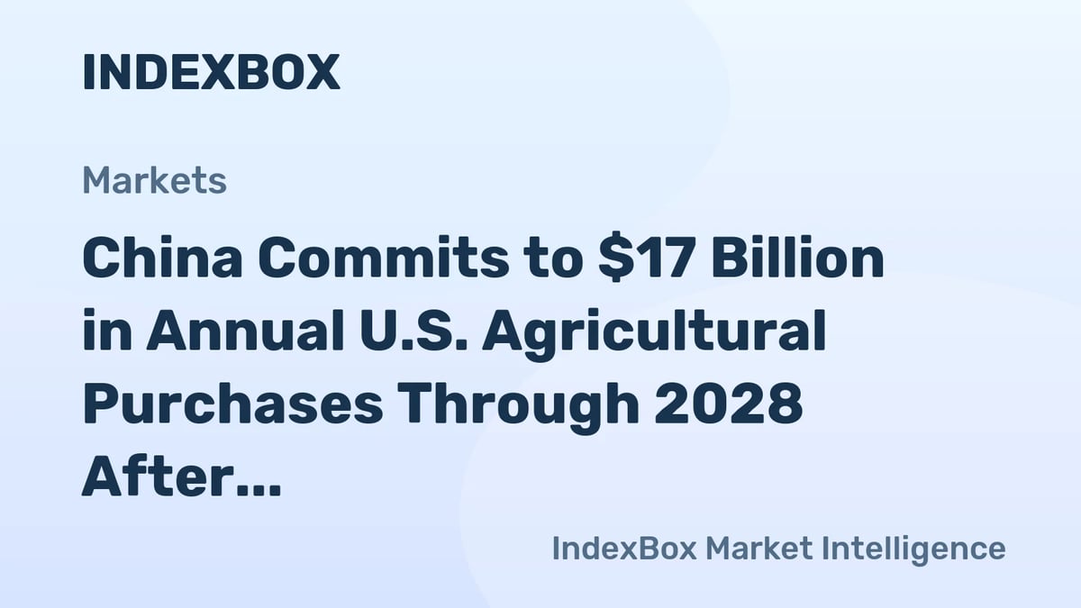 U.S.-China Trade Deal Pledges $17 Billion In Farm Sales