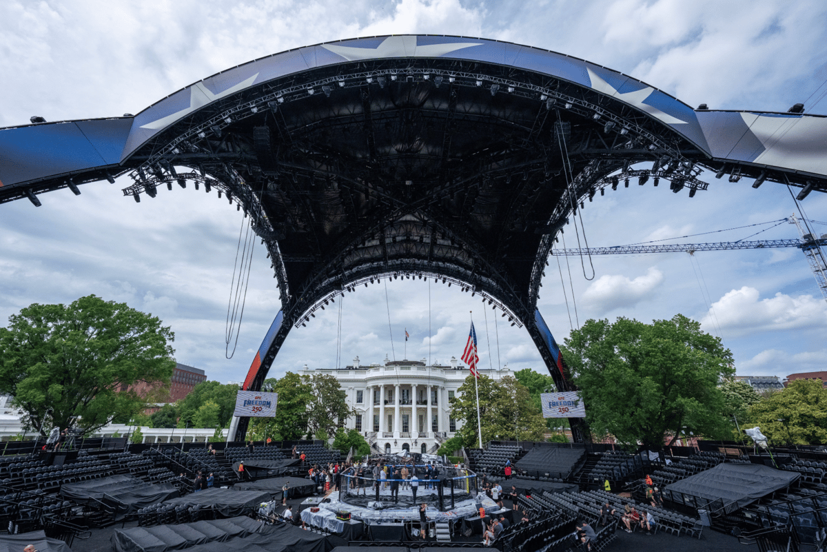 White House Octagon Gears Up For Trump’s 80th Birthday Bash