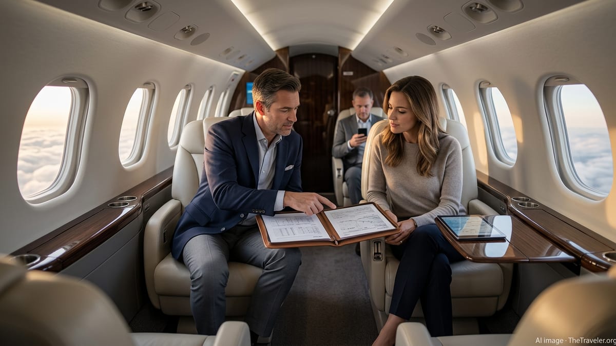 Private Jet Flyers Prefer Human Experts to Apps