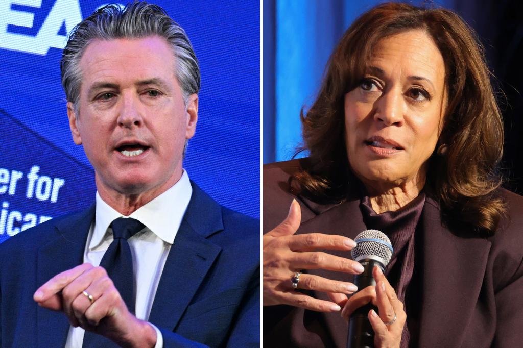 Newsom, Harris Tied In New Poll As Democrats Face 2024 Fallout