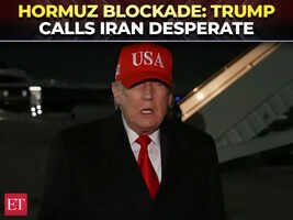 Trump Calls Iran Desperate as Hormuz Blockade Looms