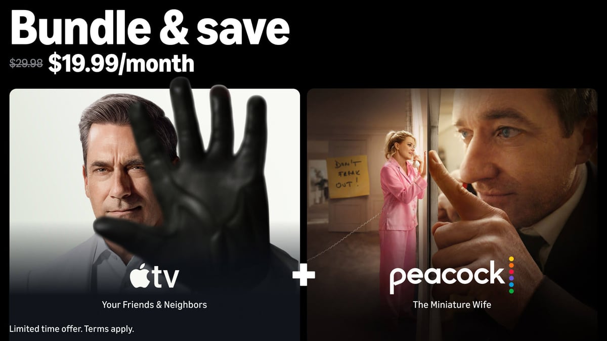Apple TV-Peacock Bundle Hits Prime Video for $19.99