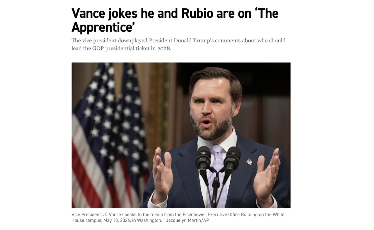 Vance Addresses 2028 Presidential Buzz