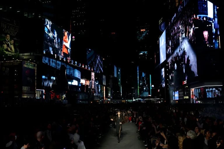 Gucci Brings A Fashion Spectacle To Times Square