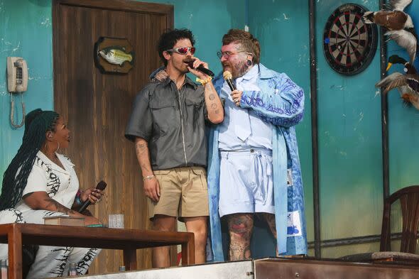 Joe Jonas Bartends, Then Drops Disney Hit at Coachella