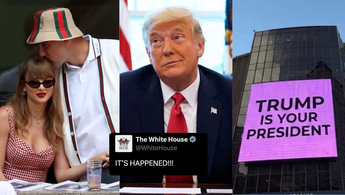 Trump Posts 'Trump Is Your President' During Swift Wedding Celebration