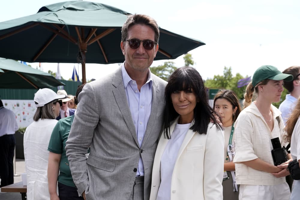 Claudia Winkleman and Lenny Henry Spotted at Wimbledon