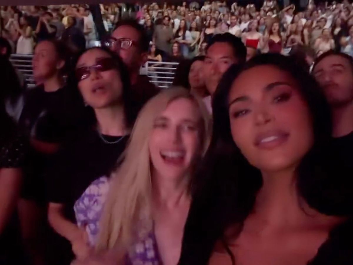Kim Kardashian Hits Ariana Grande's LA Concert Despite Pete Davidson Link