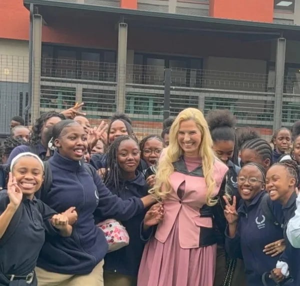 Christall Kay Uplifts Teens at School Visit