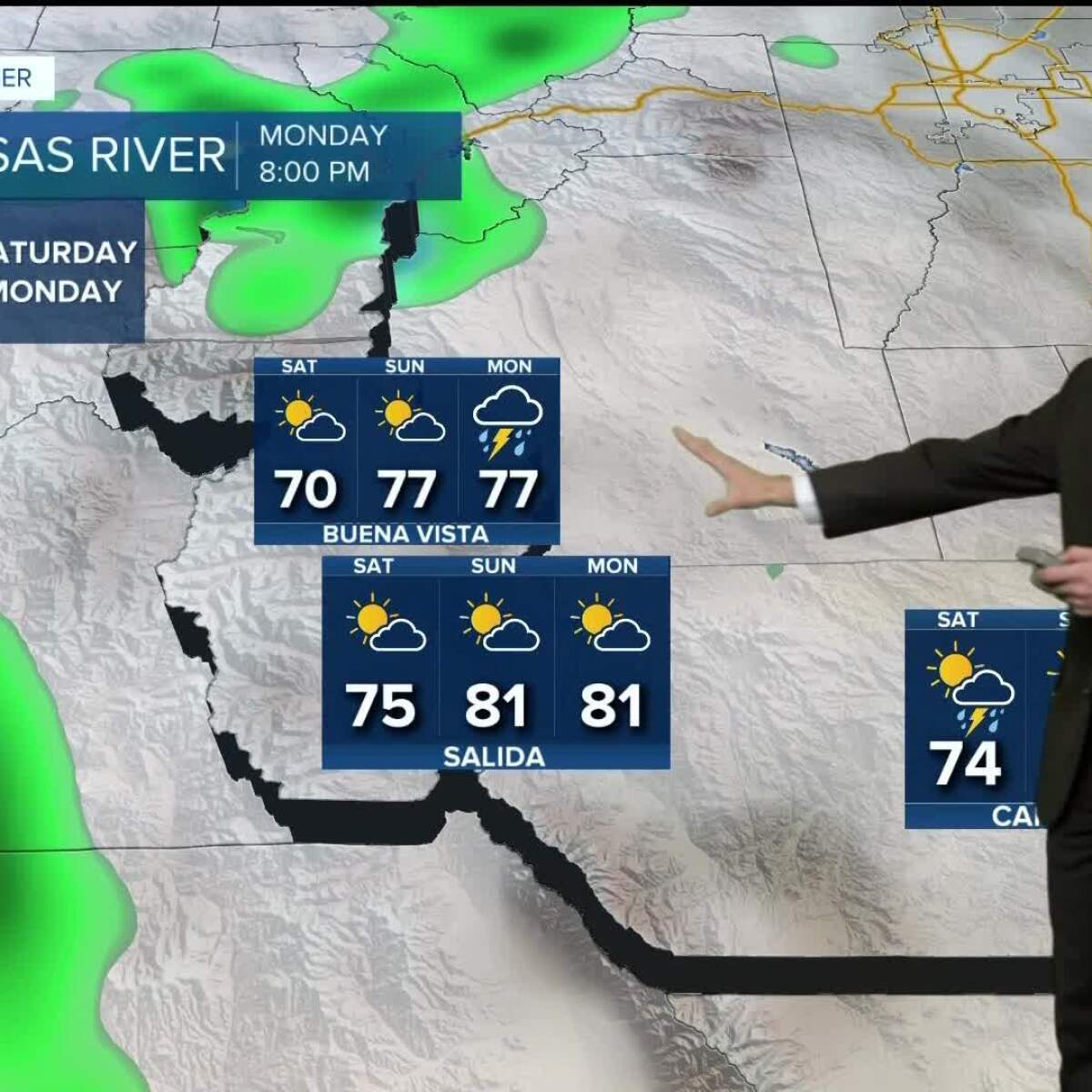 Scattered Storms Possible Friday Before Memorial Day Warmup
