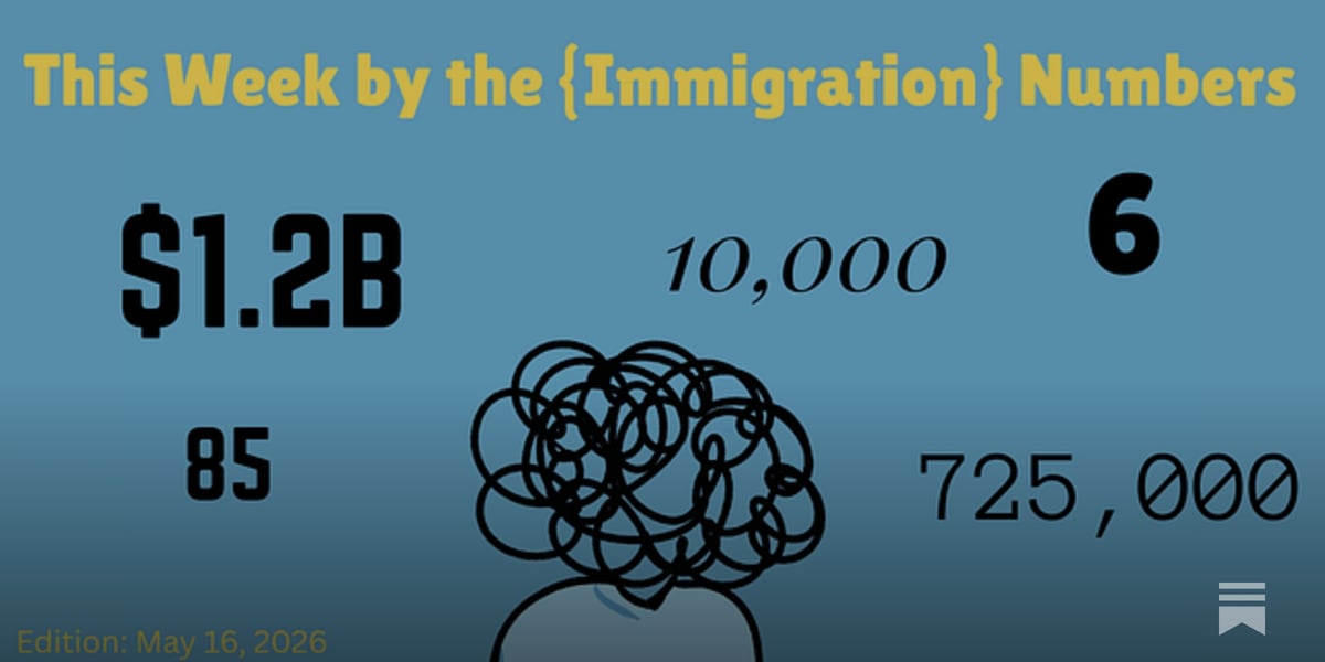 Immigration By The Numbers: New Data For May 16, 2026