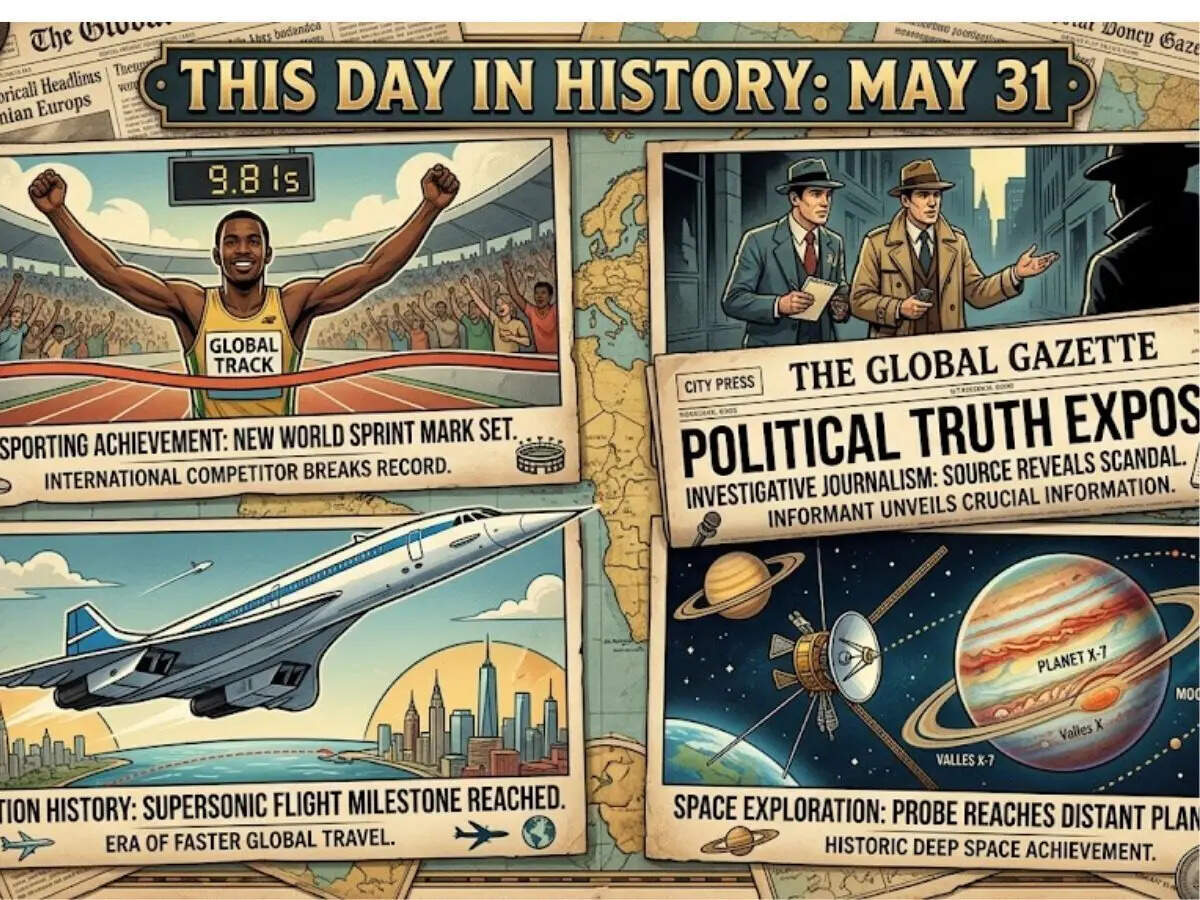 Usain Bolt, Watergate And Concorde Mark May 31 In History