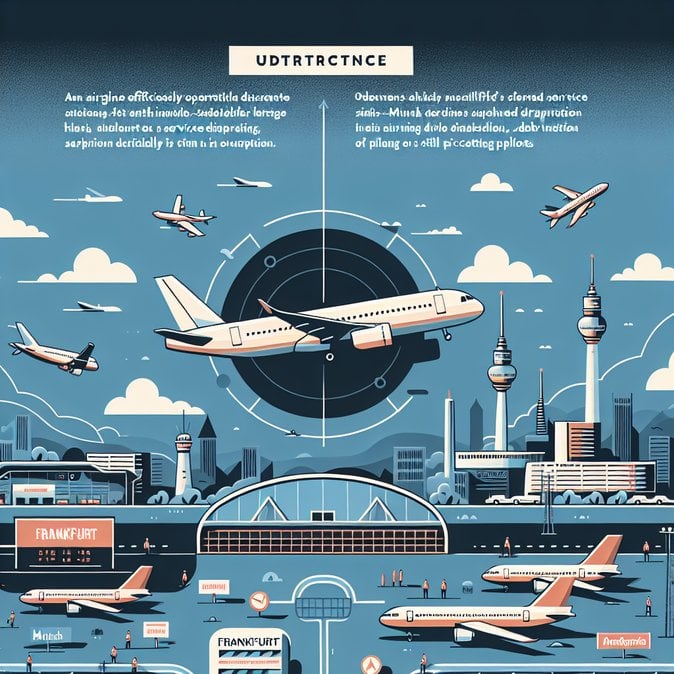 Lufthansa Strike Keeps Half of Flights Flying