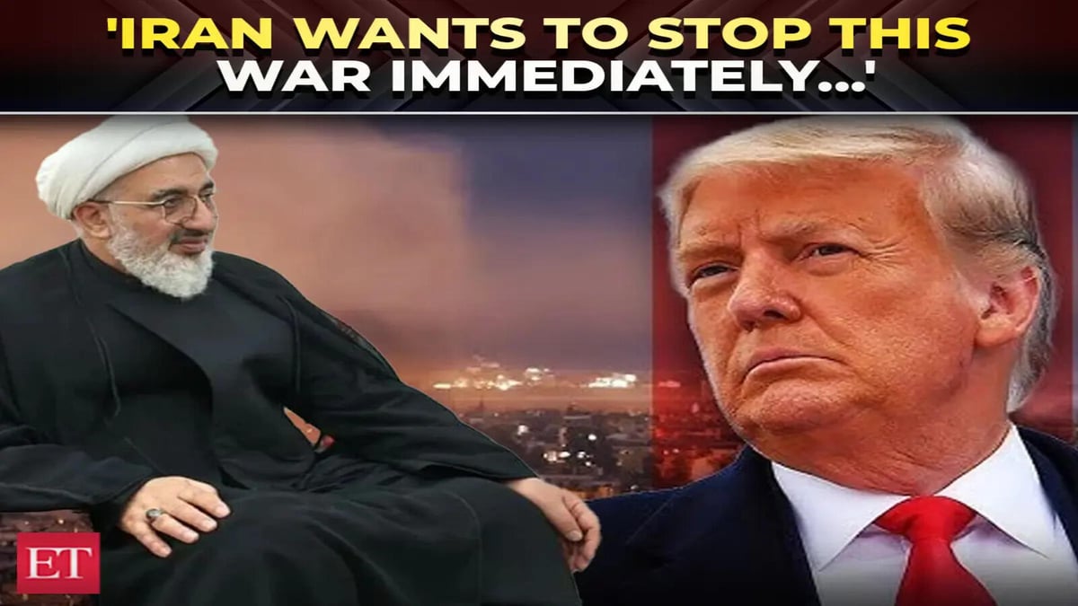 Khamenei's Rep: Iran Wants War Stopped Now