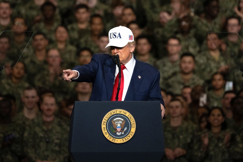 Trump Says Military Is Targeting Anti-Voting SAVE America Act