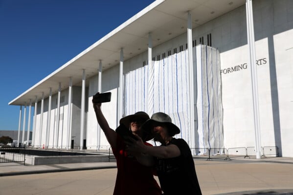 Trump's Name Disappears From Kennedy Center Facade