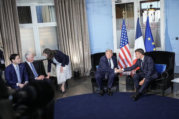 Trump Arrives in France for Group of 7 Summit