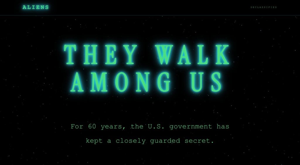 White House 'Aliens' Website Draws Fire Over Dangerous Speech Claims