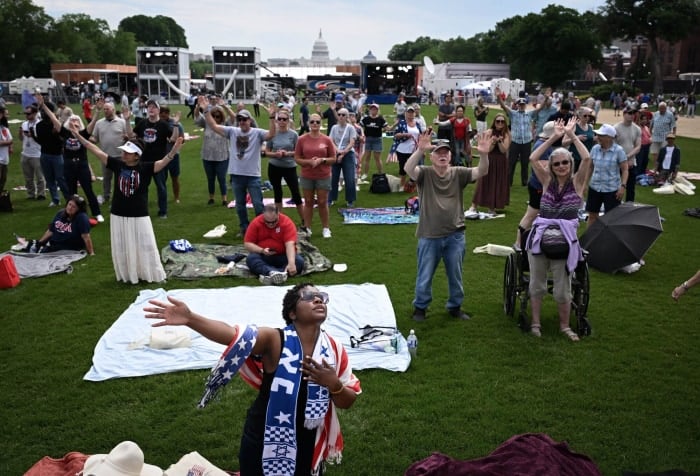 White House Puts Prayer Front And Center On The National Mall