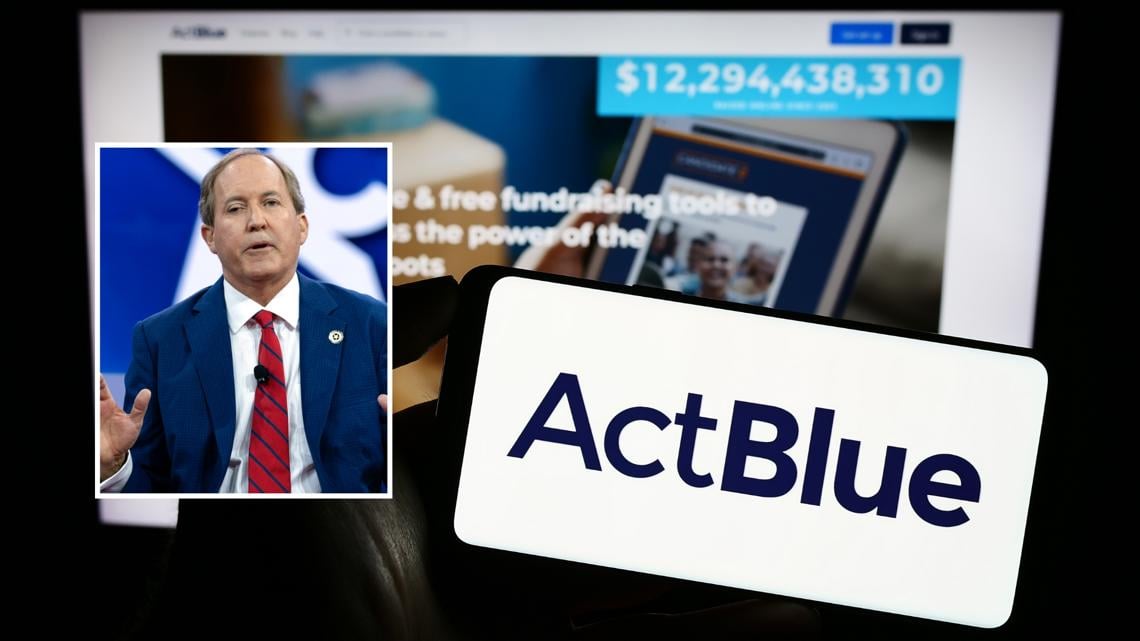 Paxton Blocked From Suing Democratic Donor Platform ActBlue
