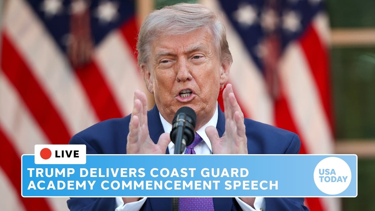 Watch Trump Speak Live at Coast Guard Academy Graduation