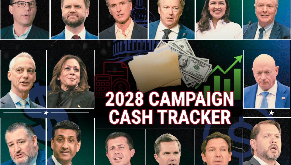 Democratic Stars Rake In 2028 Campaign Cash