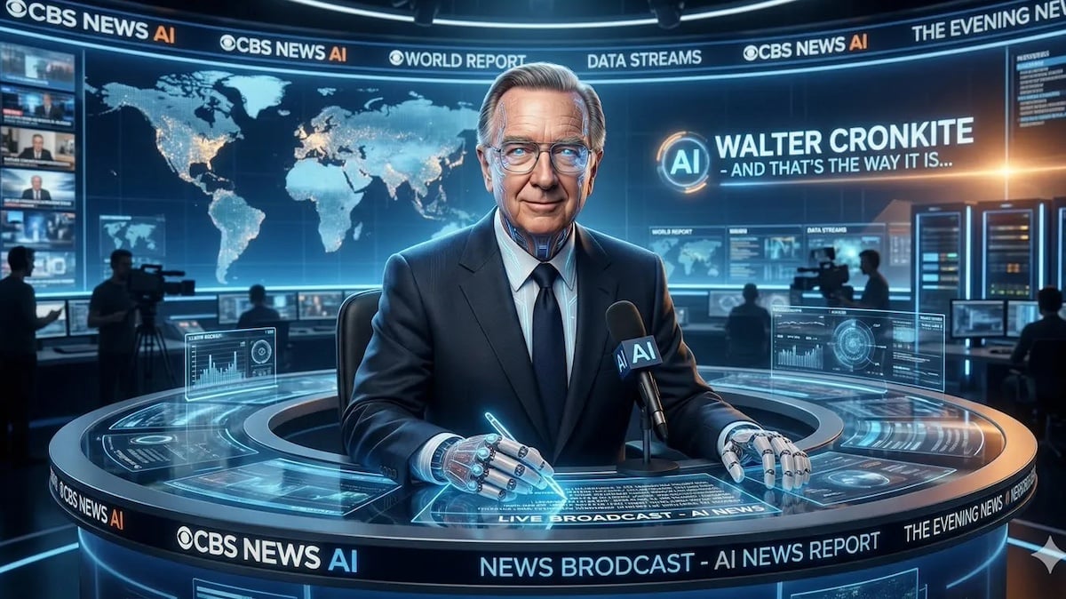 AI Walter Cronkite to Save Us from Media Lies