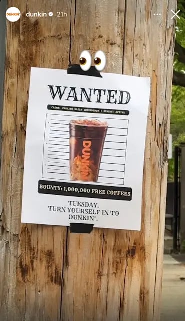 Dunkin' Offers 1 Million Free Coffees With Promo Code Today