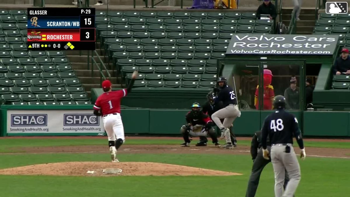 Glasser In Play, Scores Run to Sanchez