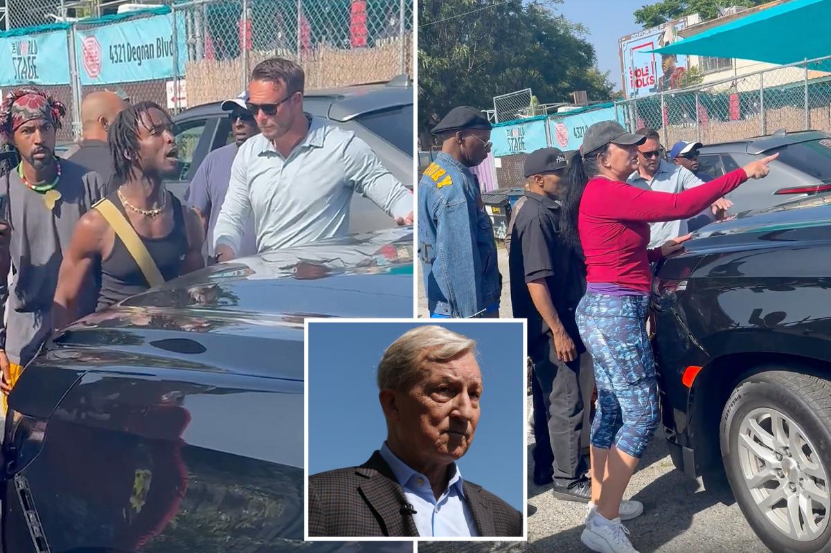 Protester Pulls Knife On Tom Steyer Staffer At LA Event