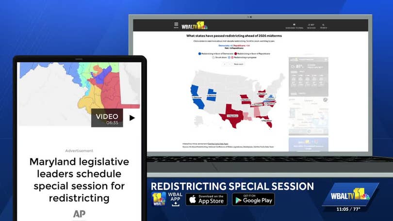 Maryland Calls Special Session on Redistricting