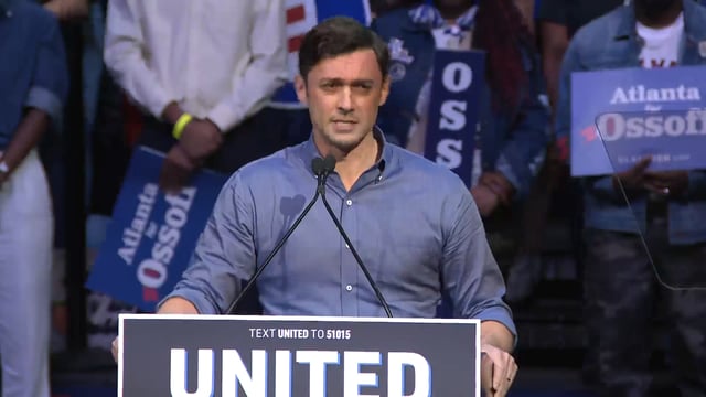 Ossoff Rallies Atlanta Crowd With Attacks On Trump, GOP