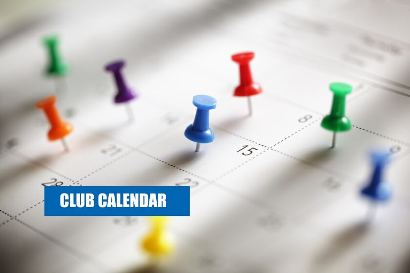 Club Meetings Set for April 8-14