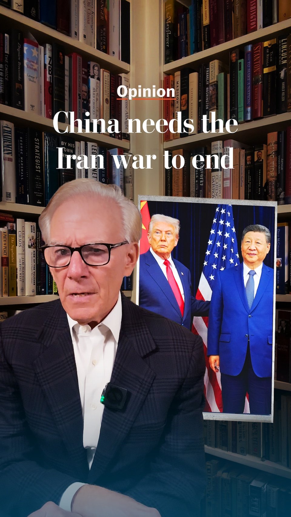 China Urges End to Iran War
