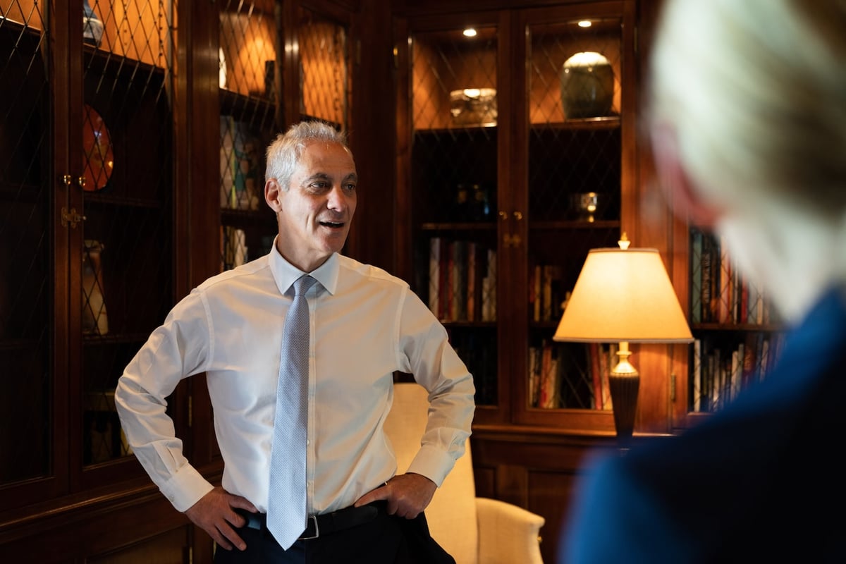 Rahm Emanuel Pushes Immigration Talk