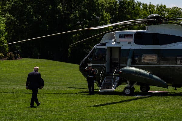 Trump Reportedly Floats New White House Helipad