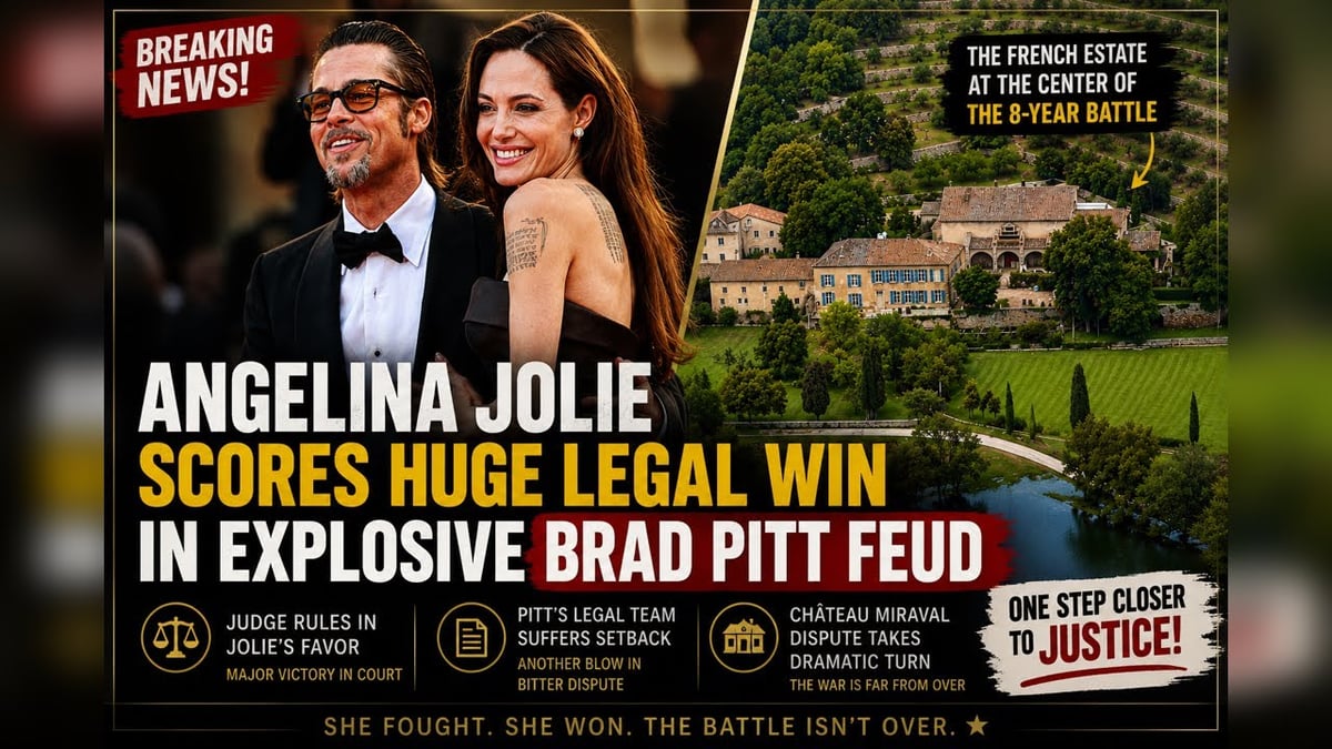 Angelina Jolie Wins Big in Brad Pitt Legal Battle in L.A.