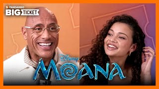 Dwayne Johnson and Catherine Laga'aia Talk Moana's Polynesian Roots
