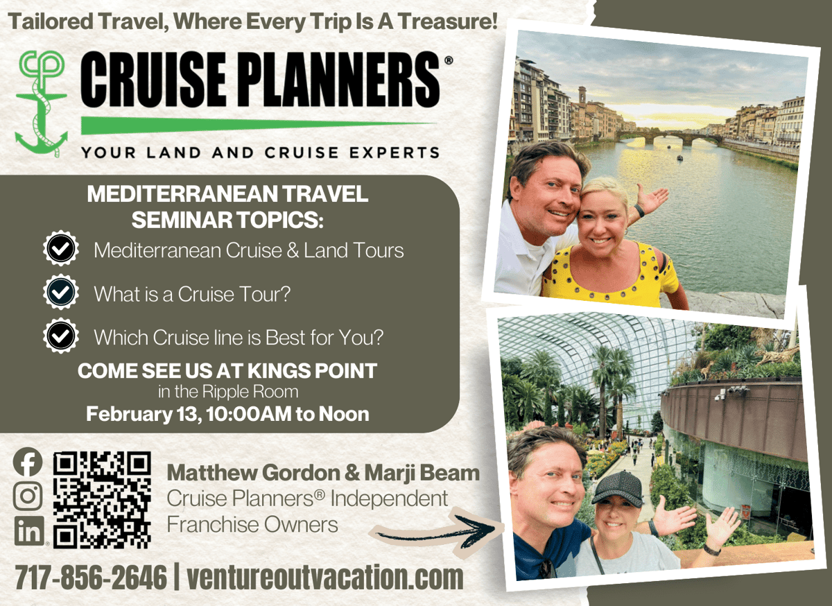 Couple Crafts Custom Trips via Cruise Planners